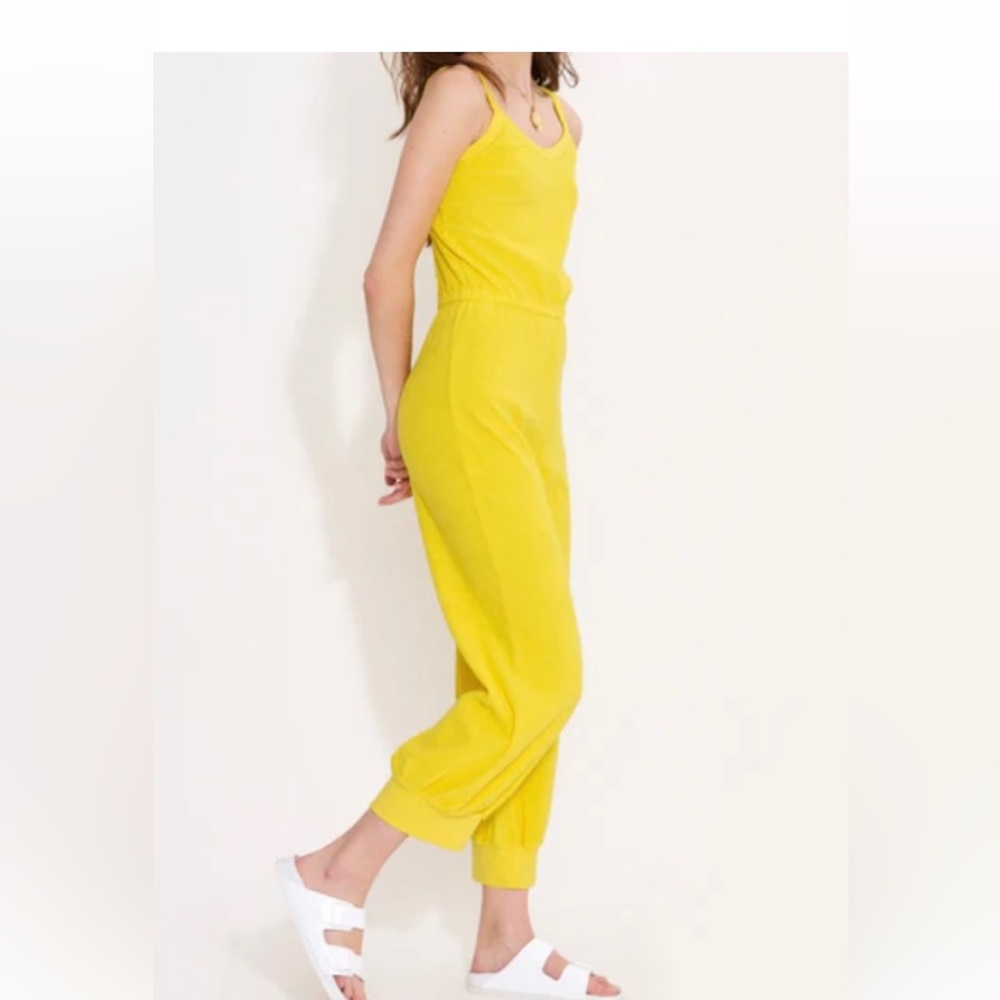Suzie Kondi kids girls gauze cotton stretch yellow Gold Fusion Harem jumpsuit